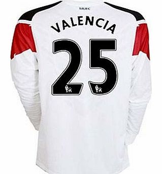 Man Utd Away Shirt Nike 2010-11 Man Utd Nike Long Sleeve Away Shirt