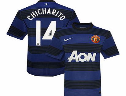 Man Utd Away Shirt Nike 2011-12 Man Utd Nike Away Shirt (Chicharito 14)