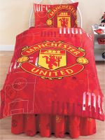Man Utd Fans Double Duvet Cover and 2 Pillowcases