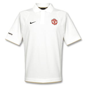 Nike 06-07 Man Utd Polo shirt (white)