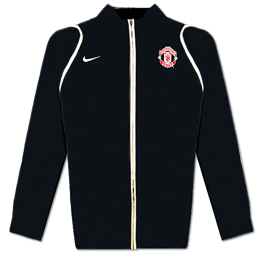 Man Utd Nike 06-07 Man Utd Warmup Jacket (black)