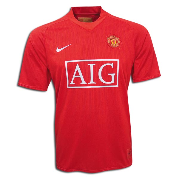 Nike 07-08 Man Utd home