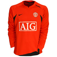 Man Utd Nike 07-08 Man Utd Lightweight Top (red)