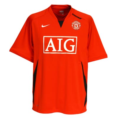 Man Utd Nike 07-08 Man Utd Training Jersey (red)