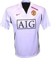 Man Utd Nike 07-08 Man Utd Training Jersey (white)