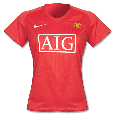 Man Utd Nike 07-08 Man Utd Womens home
