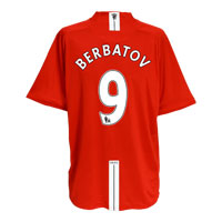 Man Utd Nike 08-09 Man Utd home (Berbatov 9)