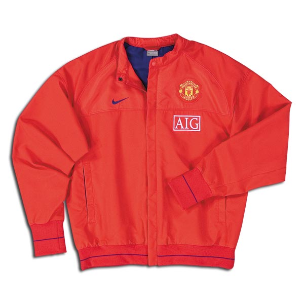 Man Utd Nike 08-09 Man Utd Lineup Jacket (red)