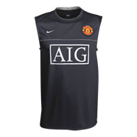 Man Utd Nike 08-09 Man Utd Sleeveless Top (black)