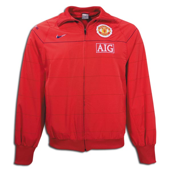 Man Utd Nike 08-09 Man Utd Woven Jacket (red)