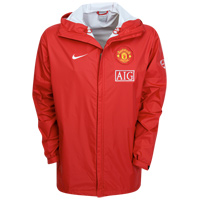 Man Utd Nike 09-10 Man Utd Basic Rainjacket (Red) - Kids