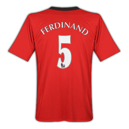 Man Utd Nike 09-10 Man Utd home (Ferdinand 5)
