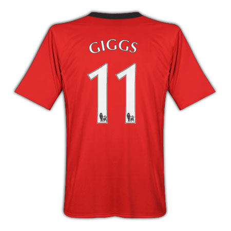 Man Utd Nike 09-10 Man Utd home (Giggs 11)