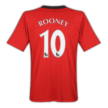 Man Utd Nike 09-10 Man Utd home (Rooney 10)