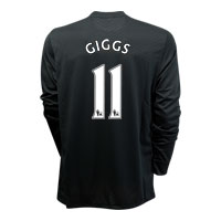 Nike 09-10 Man Utd L/S away (Giggs 11)