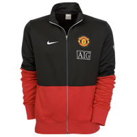 Man Utd Nike 09-10 Man Utd Lineup Jacket (Black)