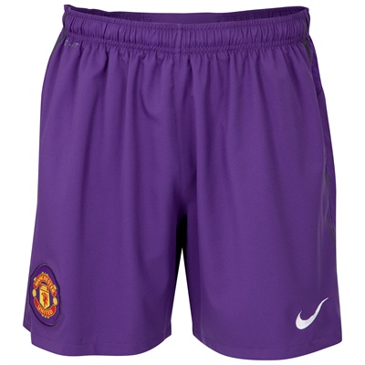 Man Utd Nike 2010-11 Man Utd Away Goalkeeper Shorts (Kids)