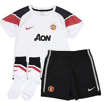 Nike 2010-11 Man Utd Away Nike Little Boys Mini Kit