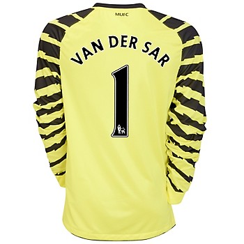 Man Utd Nike 2010-11 Man Utd Home Nike Goalkeeper Shirt (Van