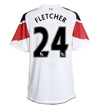 Nike 2010-11 Man Utd Nike Away Shirt (Fletcher 24)