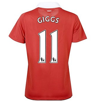 Man Utd Nike 2010-11 Man Utd Nike Womens Home Shirt (Giggs 11)