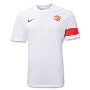 Man Utd Nike 2010-11 Man Utd Pre-Match Training Shirt (White)