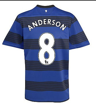 Nike 2011-12 Man Utd Nike Away Shirt (Anderson 8)