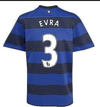 Man Utd Nike 2011-12 Man Utd Nike Away Shirt (Evra 3)