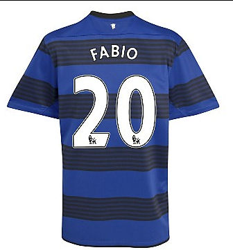 Man Utd Nike 2011-12 Man Utd Nike Away Shirt (Fabio 20)
