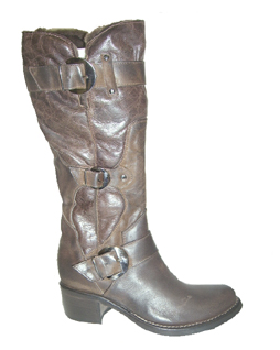 Manas Tall Buckle Boot 82335 Brown