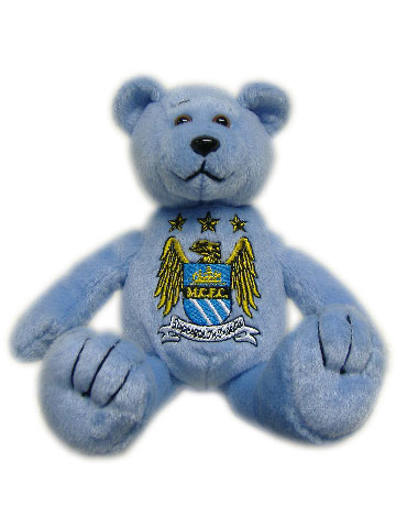 Manchester City FC Soft Touch Beanie Bear