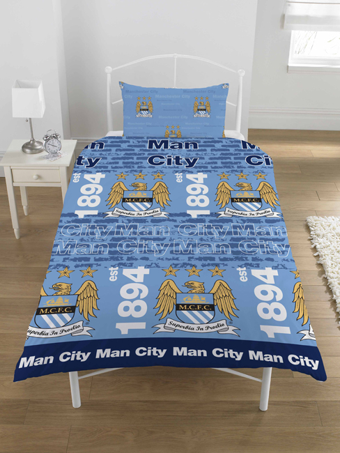 Manchester City FC Urban Duvet Cover