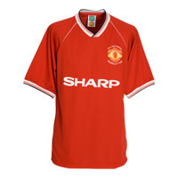 United 1990 FA Cup Final Replay Shirt.