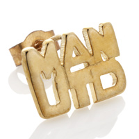 Manchester United 9ct Gold Stud Earring.