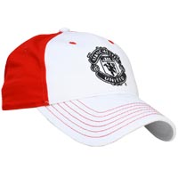 manchester United Baseball Cap - White/Red.