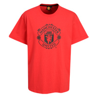 Manchester United Basic Crest T-Shirt - Red.