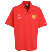 Manchester United Champions League Polo Top - Red.