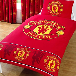 Manchester United Club Crest Single Duvet Set