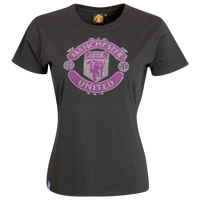 Manchester United Colour Crest Rhinestud T-Shirt