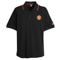 Manchester United Core Polo Top - Black.