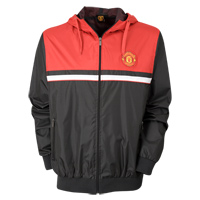 Manchester United Core Shower Jacket - Black.