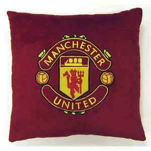 Manchester United Embroidered Cushion