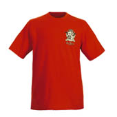 Manchester United Eric Cantona Cross Stitched T-shirt - Red.