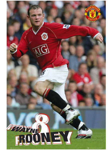 Manchester United FC and#8216;Rooneyand8217; Maxi Poster SP0351