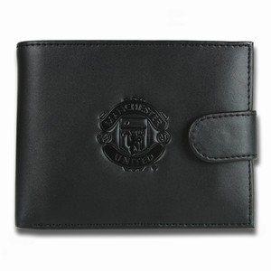 Manchester United Black Leather Wallet