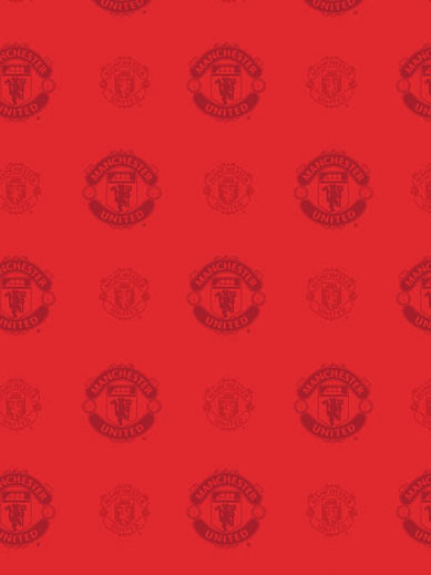 Manchester United FC Red Crest Design Wallpaper