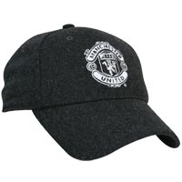 Manchester United Felt Crest Cap - Charcoal.