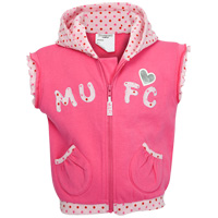 manchester United Gilet - Dark Pink - Baby.