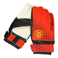 Manchester United Goalkeeper Gloves - Red - Kids.