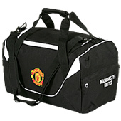 Manchester United Holdall - Black/White.